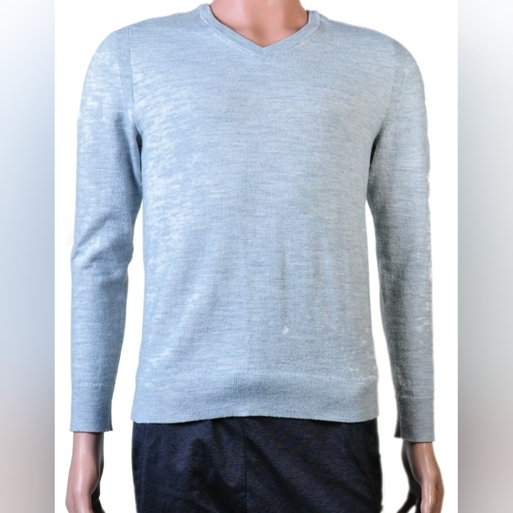 Express Sky Gray Crewneck Sweater